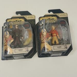 Avatar The Last Airbender Aang, Zuko Book 1 Action Figure Lot Sealed Nickelodeon